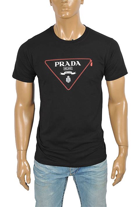 mens prada short sleeve t-shirt shirts tops|prada men's short sleeve shirts.